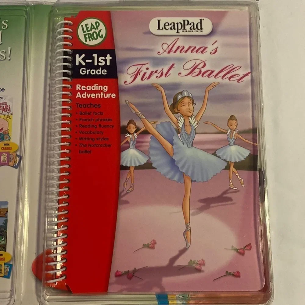 LeapFrog LeapPad Anna’s First Ballet Interactive Book Set K-1st Graders NWT